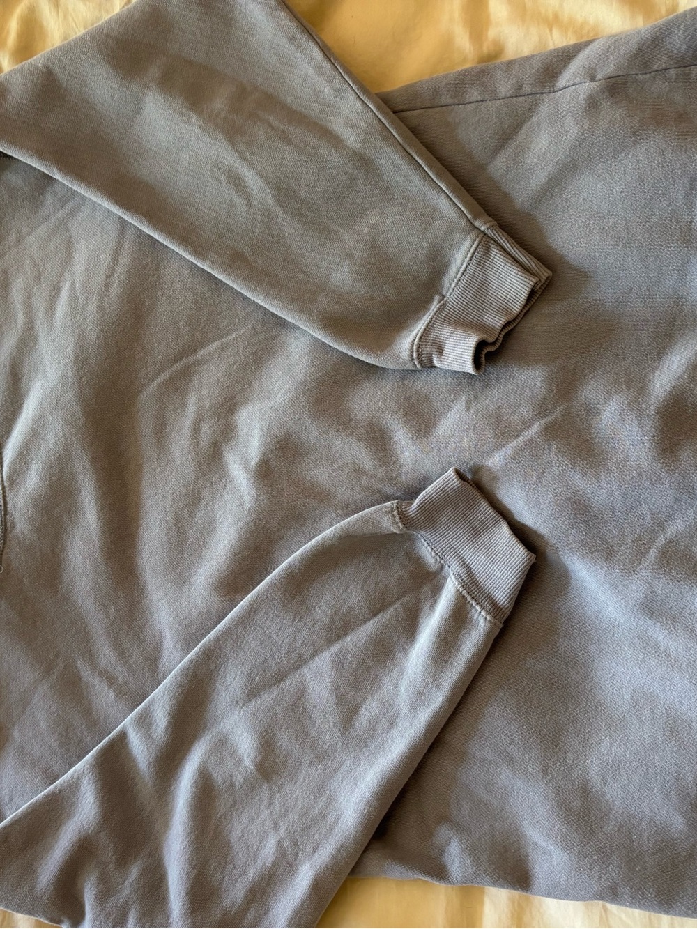 Ocean Drive Heather Gray Ribbed Crewneck Sweatshirt